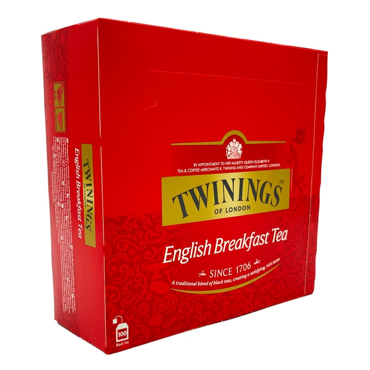 Чай, Twinings, English Beakfast, 100 сашета