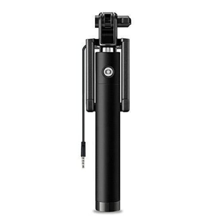 Selfie stick, monopod, jack kábel, 71 cm-ig állítható