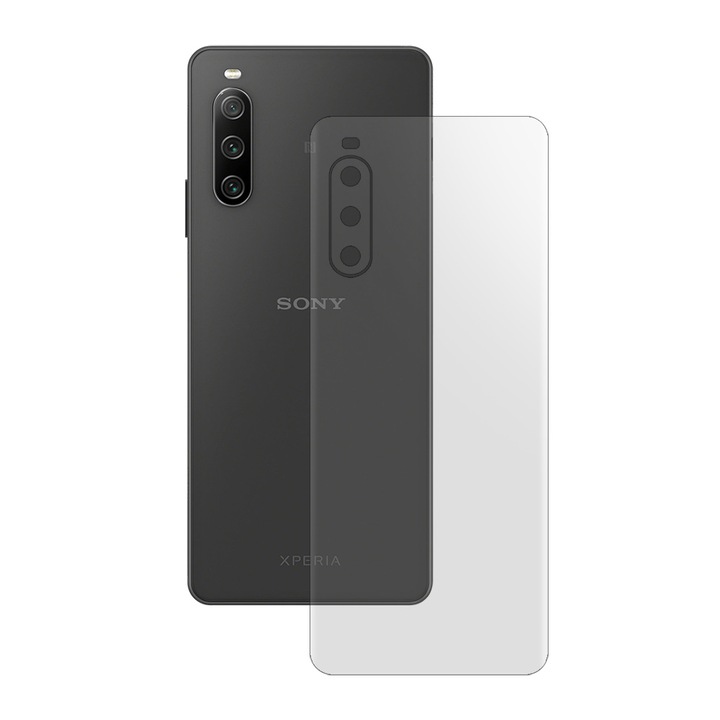 SILKASE matt hátfólia Sony Xperia 10 IV-hez, megújuló szilikon védelem