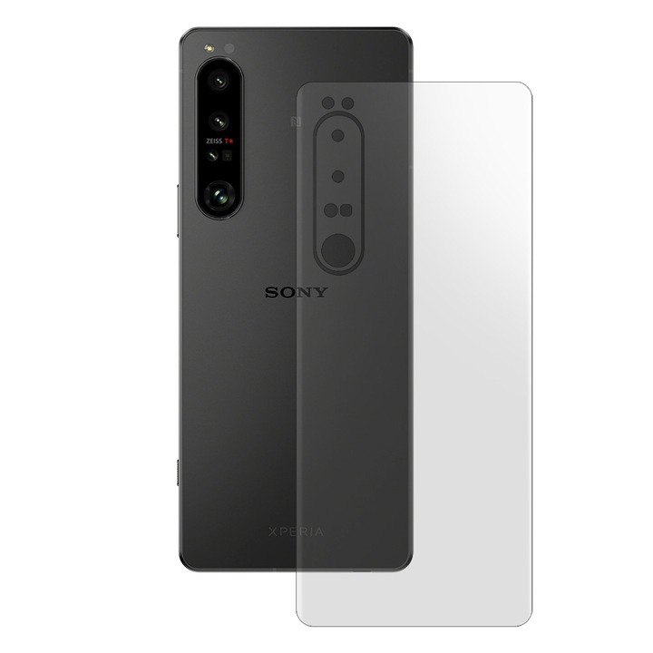 SILKASE matt hátfólia Sony Xperia 1 IV-hez, megújuló szilikon védelem
