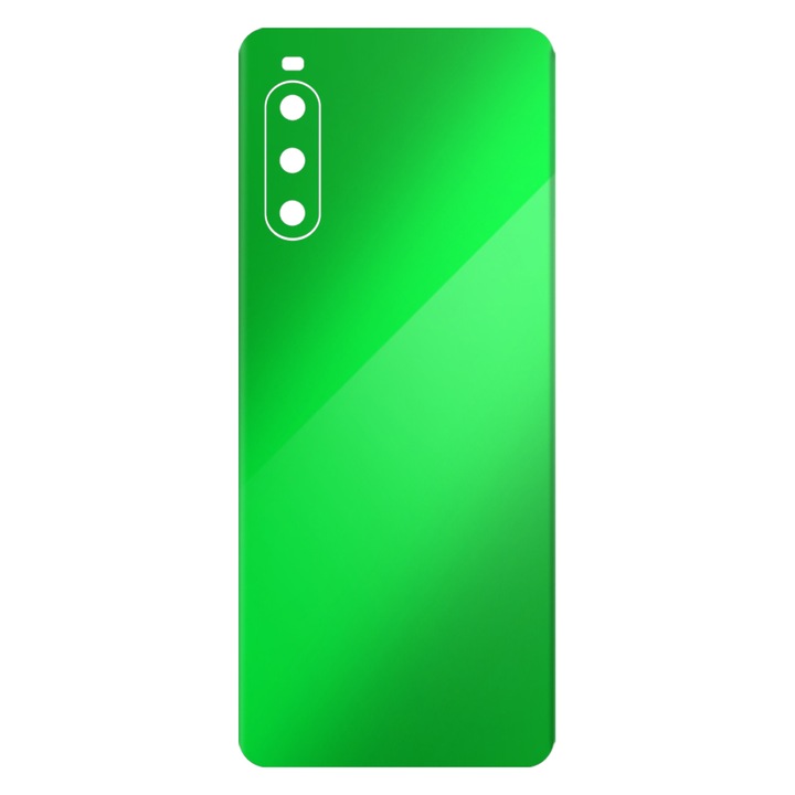Скин фолио SILKASE за Sony Xperia 10 IV, неоново зелено, защита на гърба на телефона