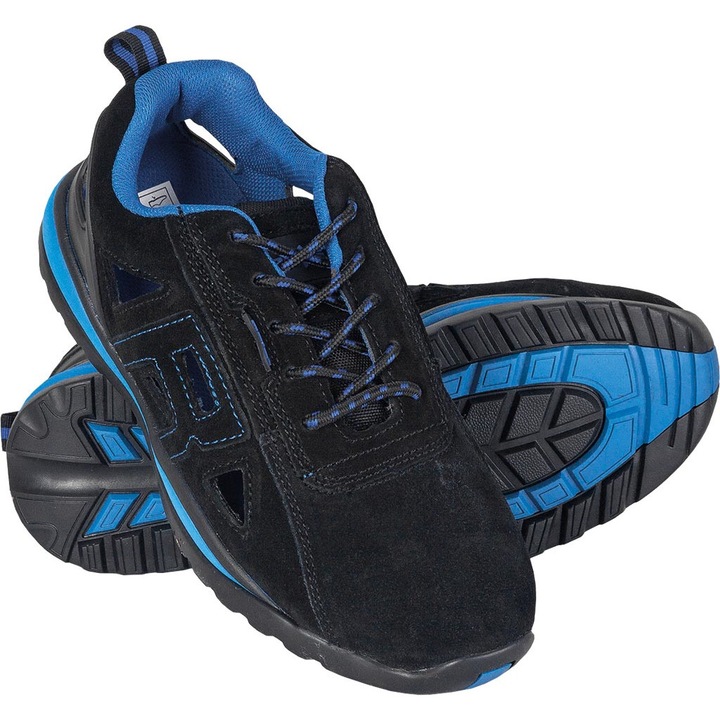 Pantofi de protectie SB cu bombeu metalic BRBORNEO Albastru 41