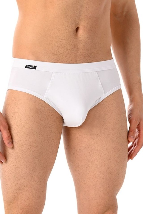Мъжки бикини памучни слипове Toni, Teyli, White, M