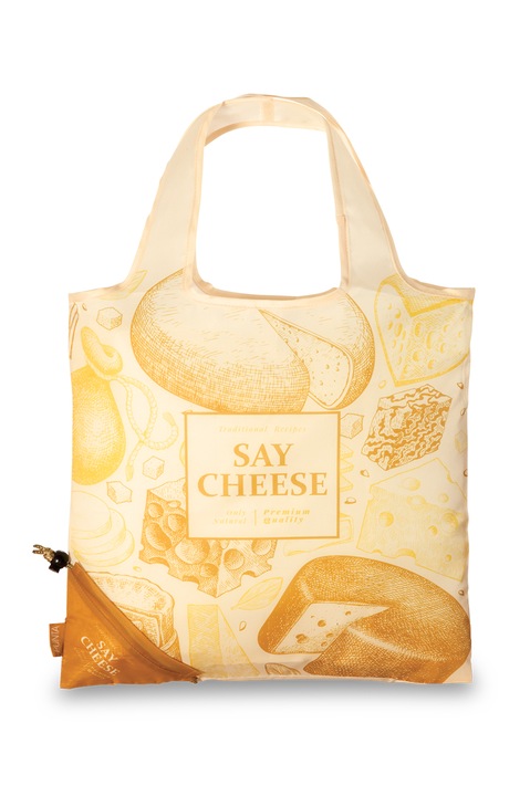 Geanta de cumparaturi, Pliabila, Punta, F10424, Galben