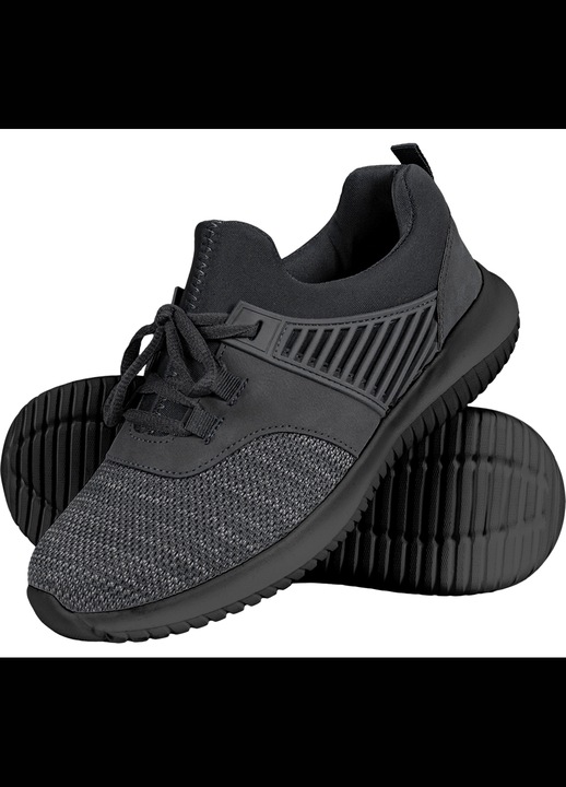 Pantofi sport de alergare Zag, Material textil/Poliuretan, Negru/Gri, Negru/Gri