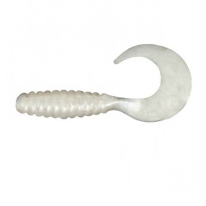 Set Grub Mann's Twister 5cm, culoare Pearl