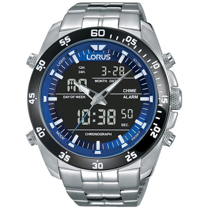 Мъжки часовник Lorus RW629AX5, Кварцов, 46мм, 10ATM