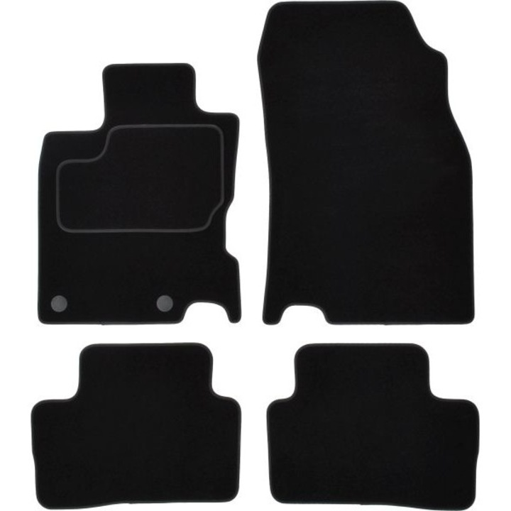 Set 4 covorase auto MAMMOOTH, fata/spate material textil negru RENAULT KADJAR 06.15-, Off-road / SUV