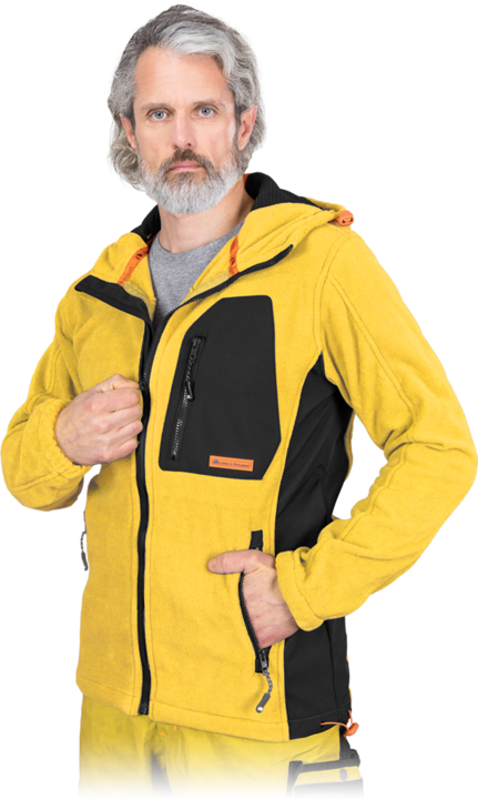 Jacheta New Age, Poliester, Galben, Galben