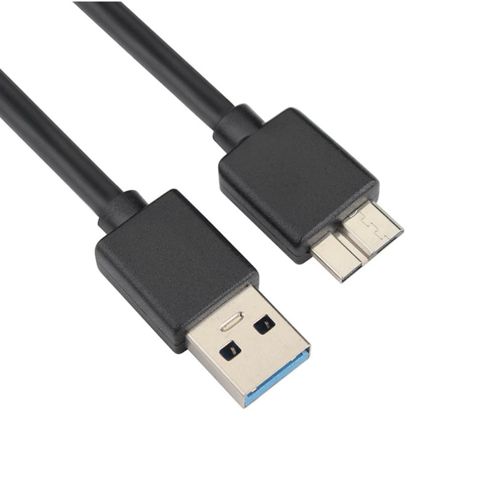 Кабел за твърд диск, USB/Micro-B, 1 м, черен - eMAG.bg