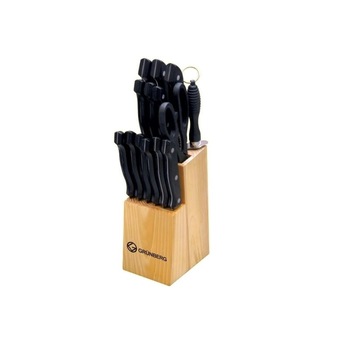 Set cutite Grunberg, 15 piese, Negru Set cutite Grunberg, 15 piese, Negru