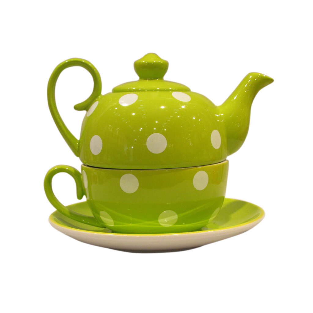 Tea for One Colectia Verde cu Buline