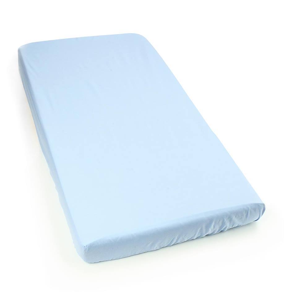 Cearceaf bumbac, albastru, 140 x 70 cm