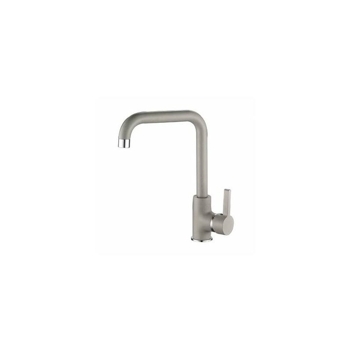 Стоящ смесител за мивка Laveo Lena универсален сив