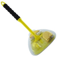 set curatare parbrizegeamuri cu 2 lavete  solutie curatare  maner ergonomic lung galben 50 x 20 cm maxx imagen 13_0_
0