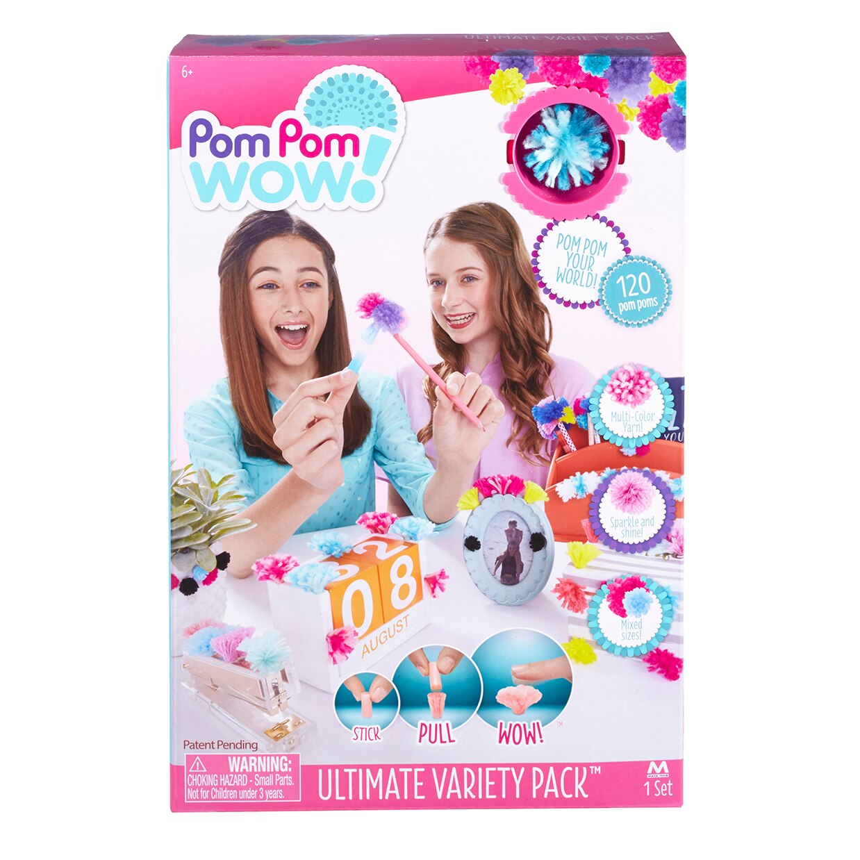 Set creatie Pom Pom, 120 piese