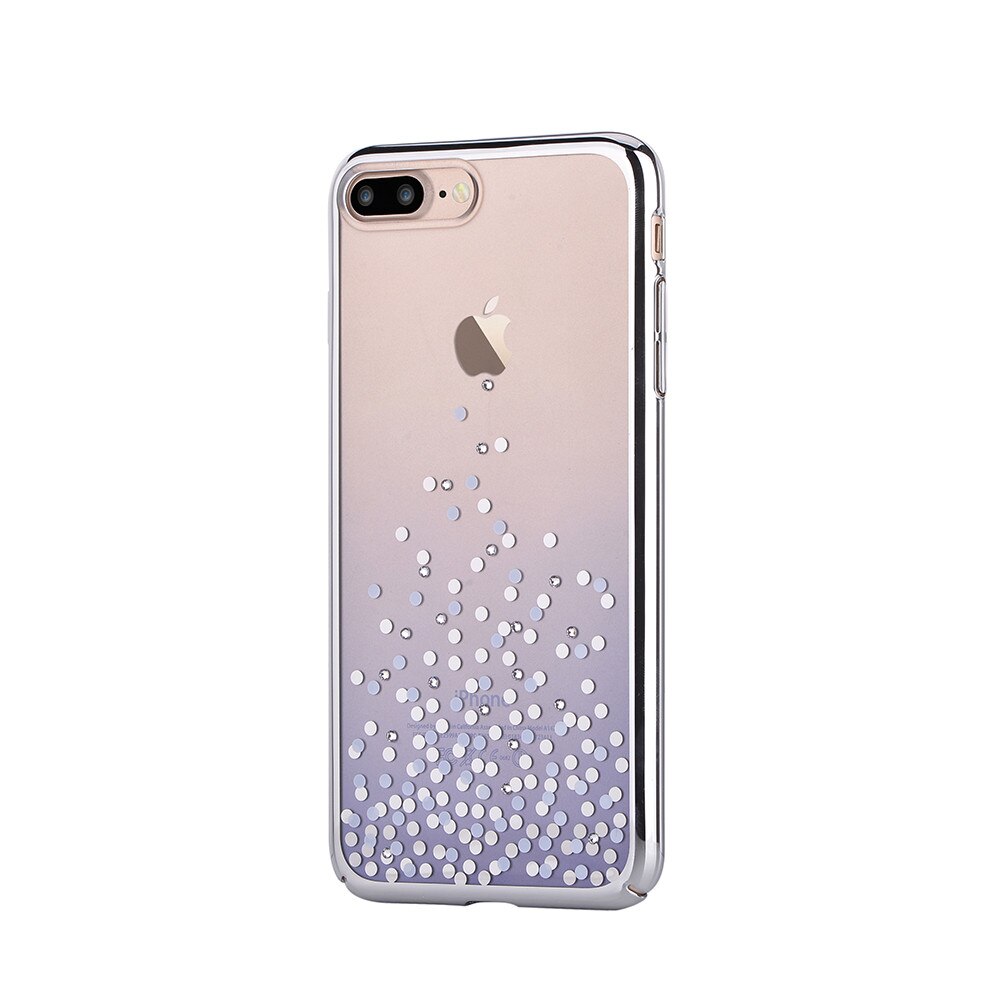 Carcasa Comma Unique Polka pentru iPhone 7, Albastru