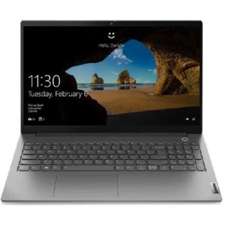 Lenovo ThinkBook 15 G2 ITL laptop, Intel Core i3-1115G4, 15,6 hüvelykes, 4 GB RAM, 128 GB SSD, Intel UHD Graphics, Win 10 Pro, Mineral Grey