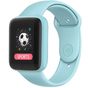 Ceas smartwatch NYTRO Watch L18, Bluetooth, Pedometru, Monitorizare Activitati, Notificari, Light Blue