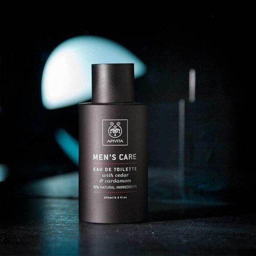 Тоалетна вода за мъже Apivita, Mens Care, Кедър и Кардамон, 100ml eMAG.bg