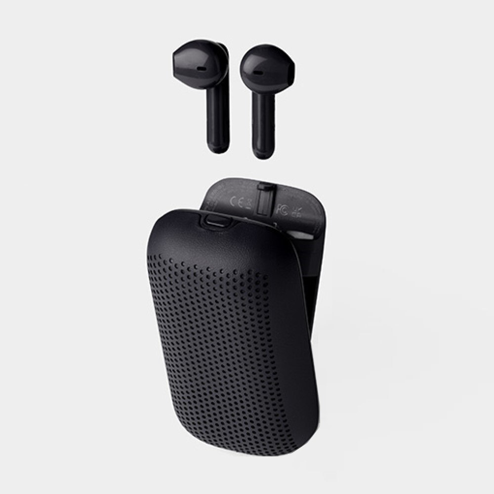 Casti audio wireless Black cu boxa - eMAG.ro