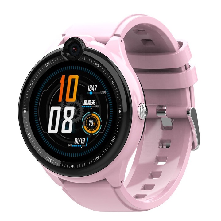 Smartwatch Garmin Forerunner 165, Music, 43mm, GPS, Wi-Fi, Android/iOS, Negru/Slate Grey