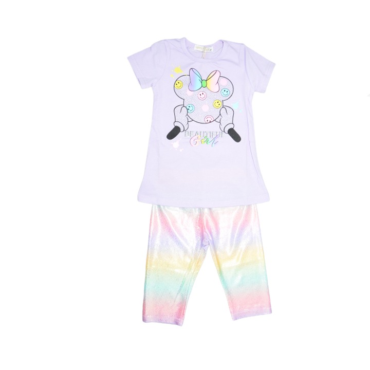 Compleu din doua piese pentru fete Happy House HH412A, Mov 77436