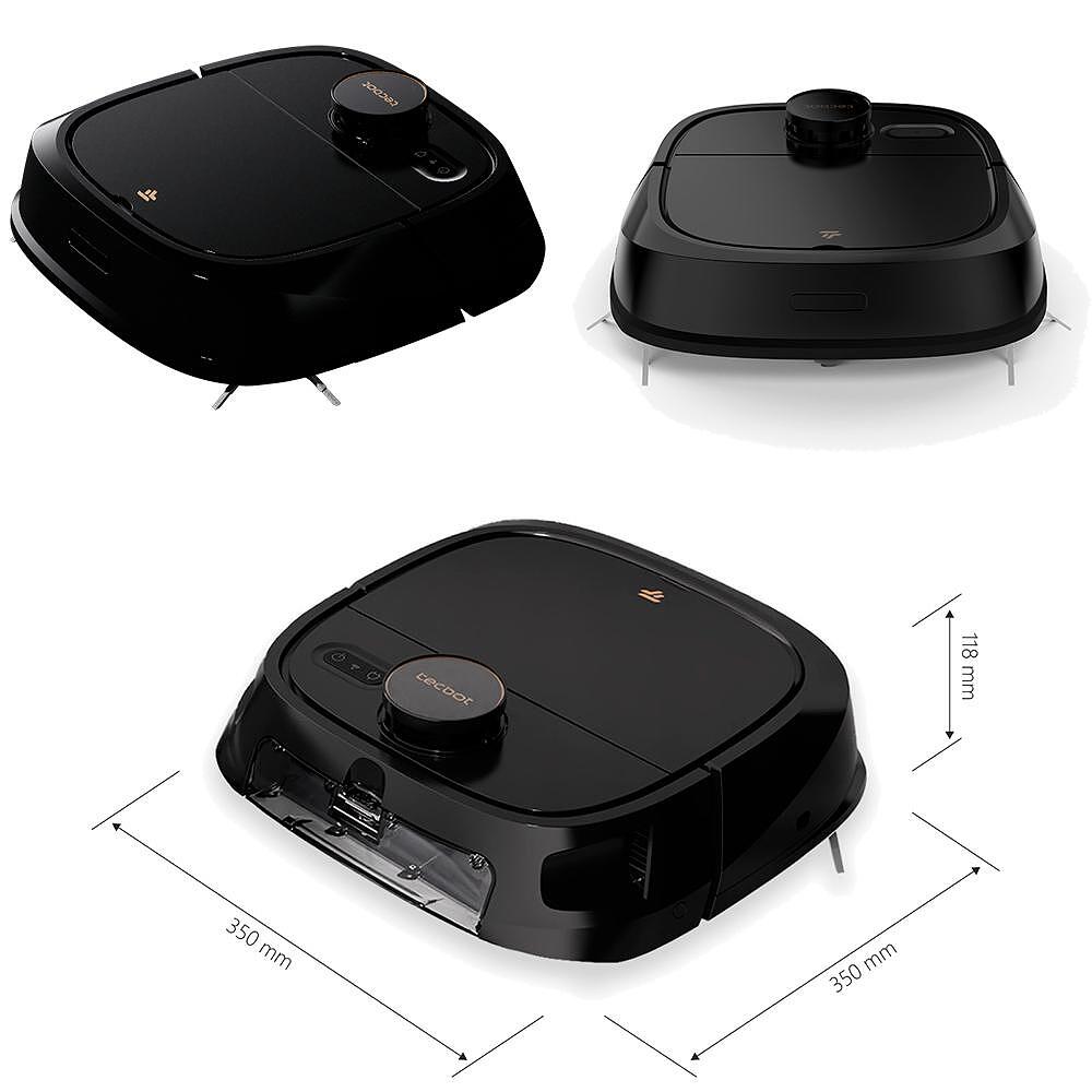 Aspirator Robot Auto Spalare Clatire Tecbot M1, Negru