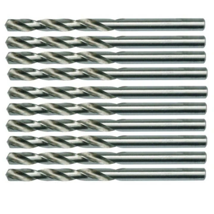 Burghiu Pentru Metal 10 Buc, 4Mm