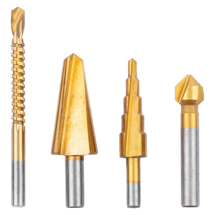 Set 4 burghie multifunctionale, lemn, metal, Parkside