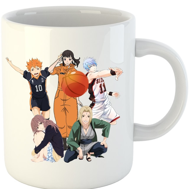 Bögre Fire Force Maki Naruto Haikyuu Hinata Kuroko, Fehér, 330 ml - eMAG.hu