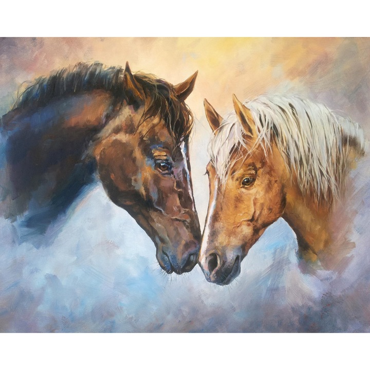 Рисуване по номера ITA ART, Смирени, 40х50см, Многоцветен