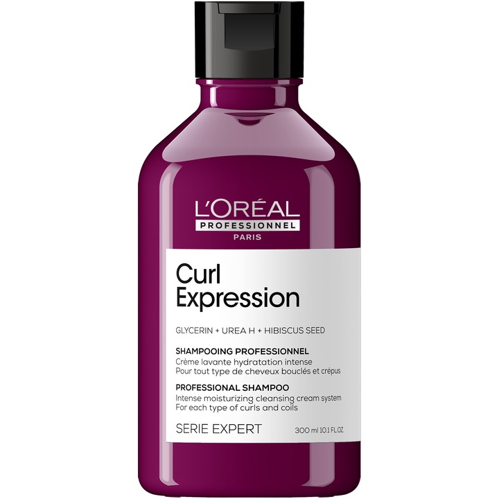 Sampon profesional L'Oréal Professionnel Serie Expert Curl Expression, pentru toate tipurile de par ondulat intens hidratant, 300 ml