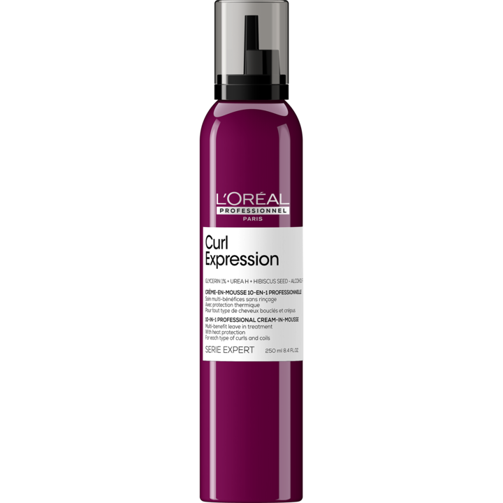 Spuma de par profesionala 10 in 1 L'Oréal Professionnel Serie Expert Curl Expression, fara clatire, 250 ml