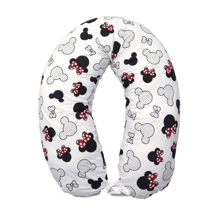 Perna pentru gravide si alaptare, husa detasabila din bumbac 100% si umplutura antialergica BabySoft®, Miki, Amy