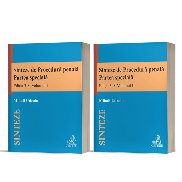 Set - doua volume - Sinteze de Procedura penala, Partea speciala, Editia 3 - Mihail Udroiu