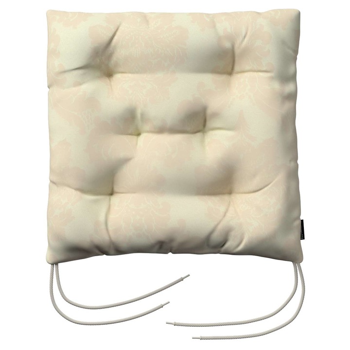 Възглавница за стол, 205-613-01, с дунапрен, 40 x 40 x 8 см, бежов