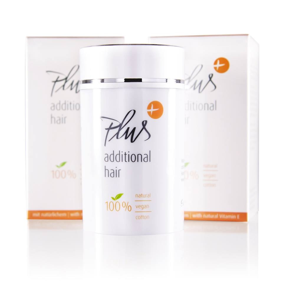 Fibre pentru par rar Plus Additional Hair 25G - ALB