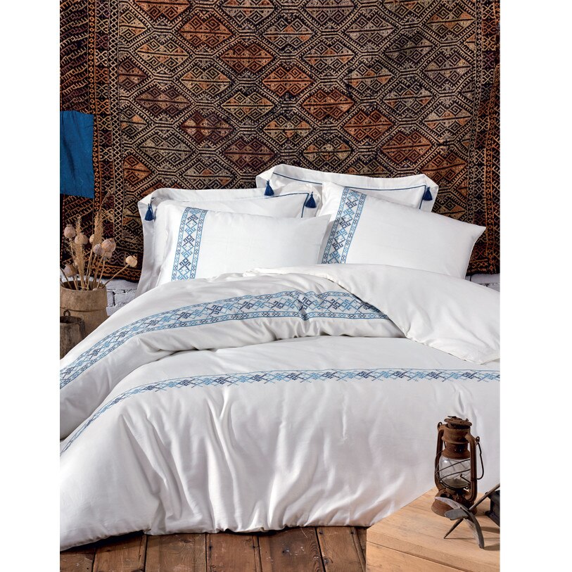 Lenjeria de pat dublu HAREM din bumbac organic