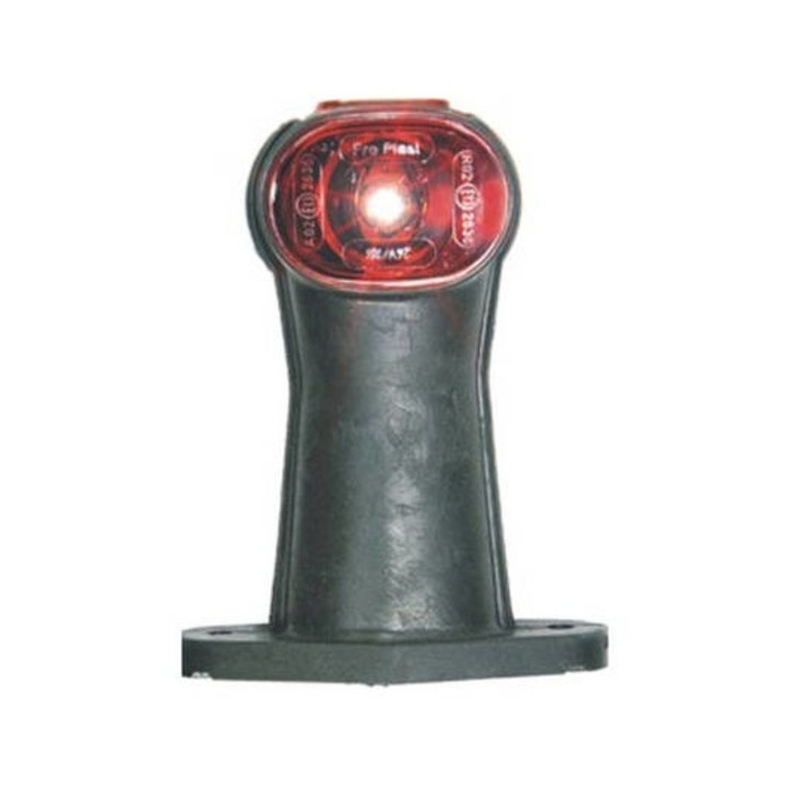 Szélességjelző, LED-es, 180°, flexibilis, 128mm (piros/fehér/sárga) 24V 1W