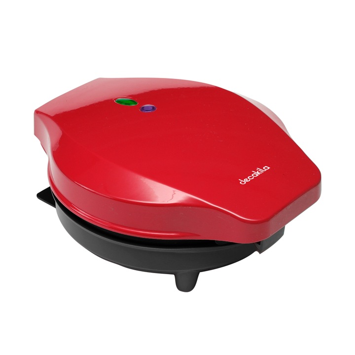 Aparat de preparat vafe Decakila, 1200 W, Rosu