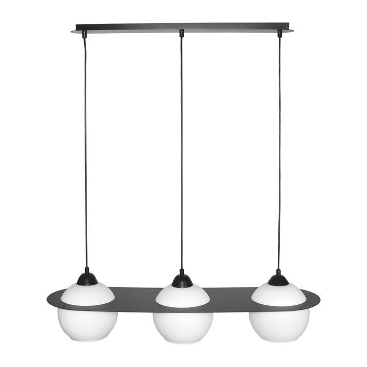 Пендел Lightstyle Касини, 3xE27, Черен