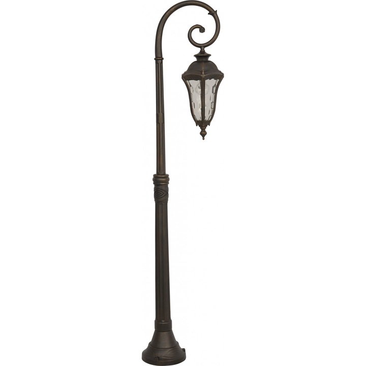 Stalp de iluminat Klausen Baltimore 7, maro, 140 cm, 1XE27