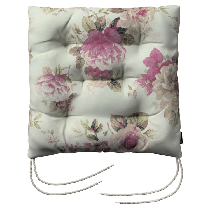 Възглавница за стол, 205-141-07, с дунапрен, 40 x 40 x 8 см, бежов