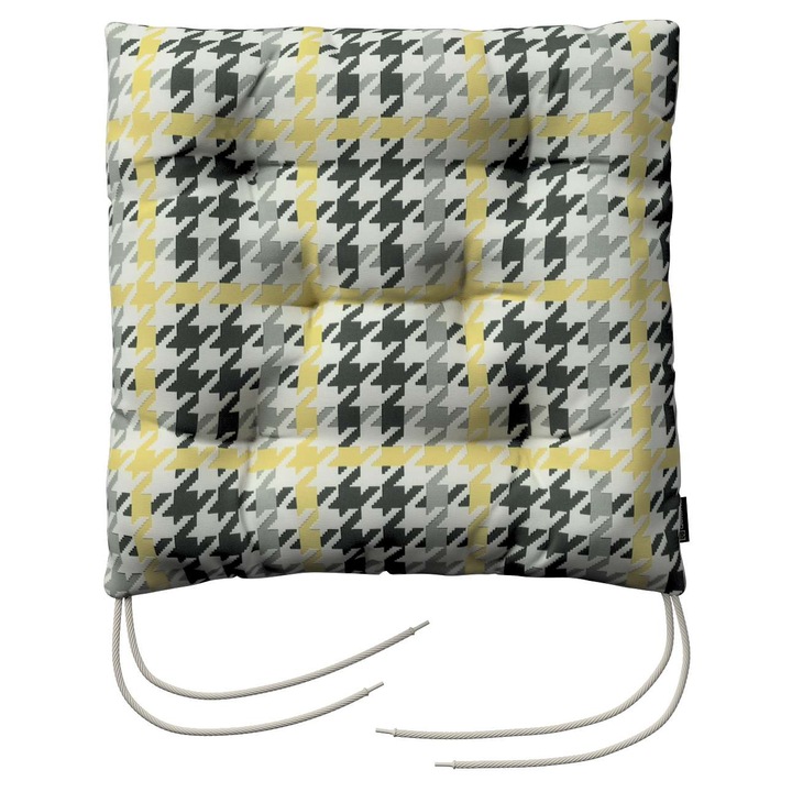 Възглавница за стол, 205-137-79, с дунапрен, 40 x 40 x 8 см, многоцветна