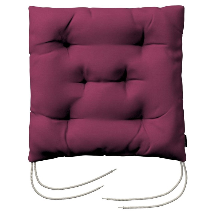 Възглавница за седалка Jack, 205-702-32, с пяна, 40 x 40 x 8 см, Червена