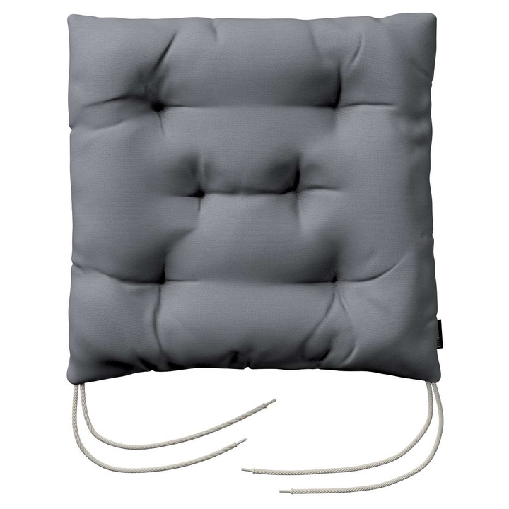 Възглавница за стол, 205-702-07, с дунапрен, 40 x 40 x 8 см, сива