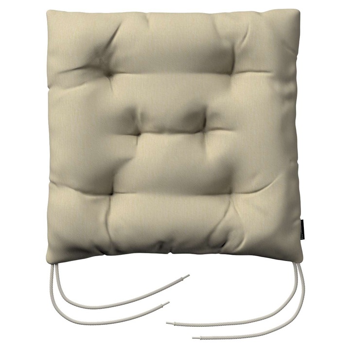Възглавница за стол, 205-702-22, с дунапрен, 40 x 40 x 8 см, бежов