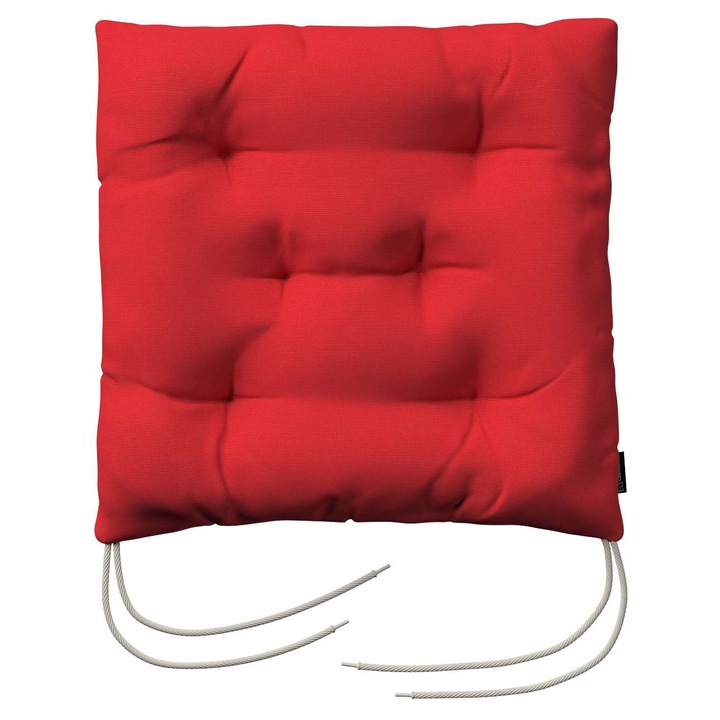 Възглавница за стол, 205-133-43, с дунапрен, 40 x 40 x 8 см, червена