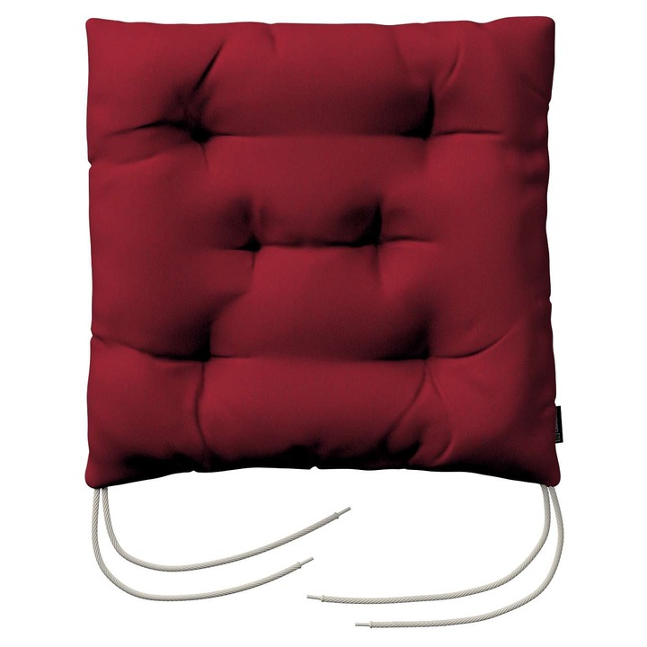 Възглавница за седалка Jack, 205-702-24, с пяна, 40 x 40 x 8 см, червена